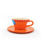 Tazza da caffè e piattino del fumetto Tazze d'acqua a forma di cappello creativo Cosplay Anime Chopper Ace Sabo Tazza in ceramica Piatto da dessert Regali