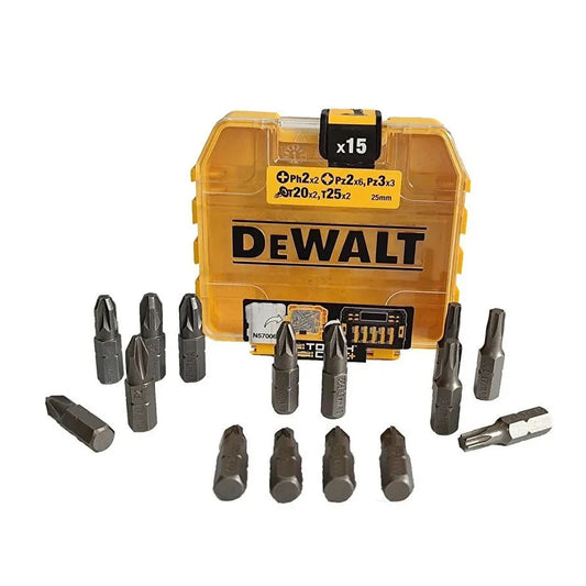 Dewalt 16 punte per cacciavite e inserti porta magneti telescopici Ph2 x PZ2, PZ3 x 6, 2 x 3, T20 x 2, T25 x 2, DT71511-QZ