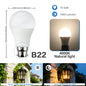 Confezione da 2 Lampadine LED Intelligenti con Sensore E27 B22, Luce Bianca dal Tramonto all'Alba, AC100-240V 1000LM 10W per Portico, Corridoio, Esterni, Garage