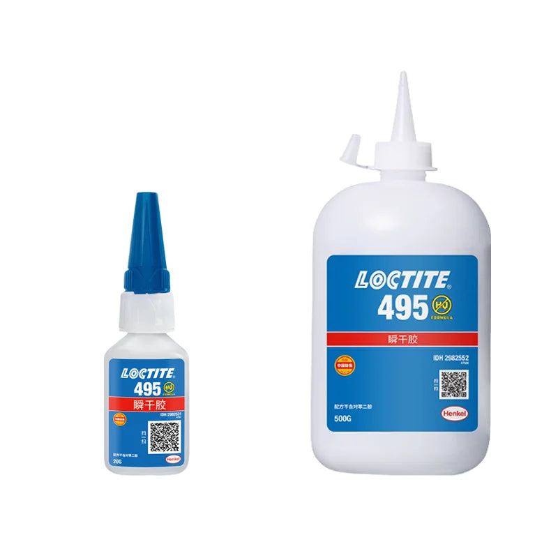 100% originale Loctite 495 adesivo istantaneo trasparente forte super colla colla per cianoacrilato per uso generale 50 g/500 g