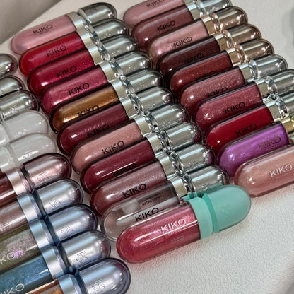 KIKO Milano Lucidalabbra 3D Hydra, Classico, per Uso Quotidiano, Idratante, Alta Lucentezza, Aspetto Naturale, Non Appiccicoso, Finitura Liscia, Regalo di Trucco