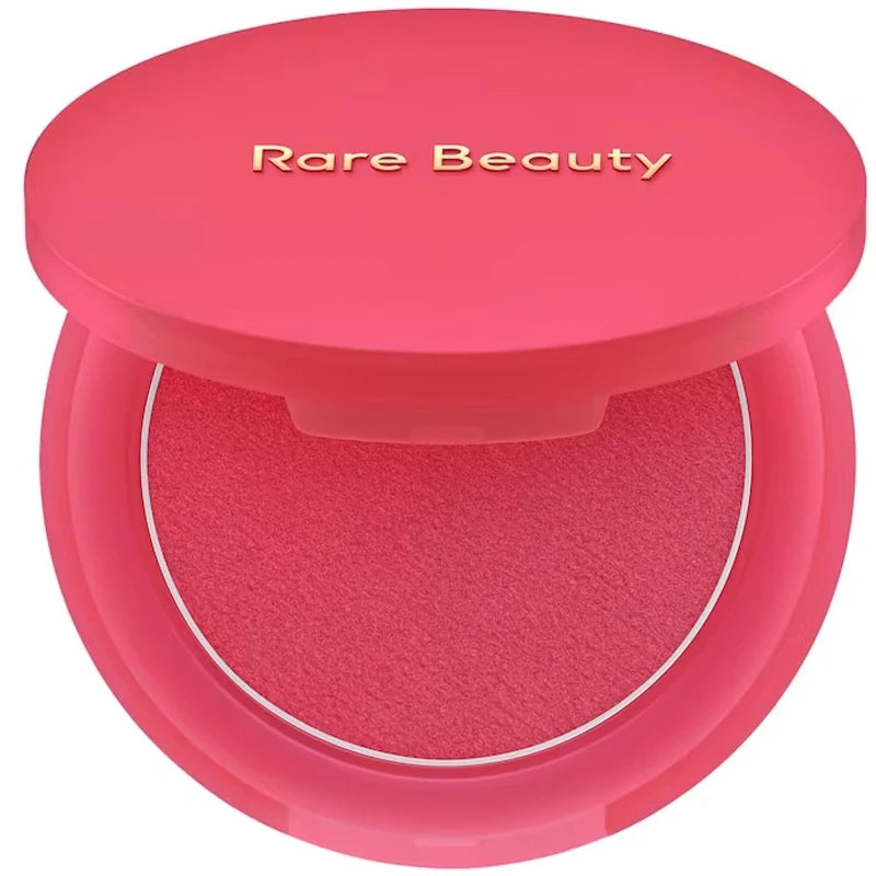 Rare Beauty Fard in Crema in Polvere Fine Rosa Opaco ad Alta Lucentezza, Lunga Durata, Illuminante per il Viso, con Glitter Integrato