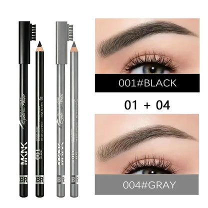Matita per Sopracciglia Professionale a Doppia Punta con Pennello, Impermeabile, Resistente alle Macchie, Colore Naturale, Facile da Applicare, Eyeliner per Donne, Penna per il Trucco delle Sopracciglia