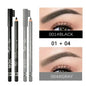 Matita per Sopracciglia Professionale a Doppia Punta con Pennello, Impermeabile, Resistente alle Macchie, Colore Naturale, Facile da Applicare, Eyeliner per Donne, Penna per il Trucco delle Sopracciglia