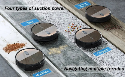 Robot Aspirapolvere Arnagar S9 con Svuotamento Automatico, Raccolta Polvere, Funzione Lavapavimenti, 8000Pa, 4800mAh, Basso Rumore, Controllo tramite APP per la Pulizia Domestica