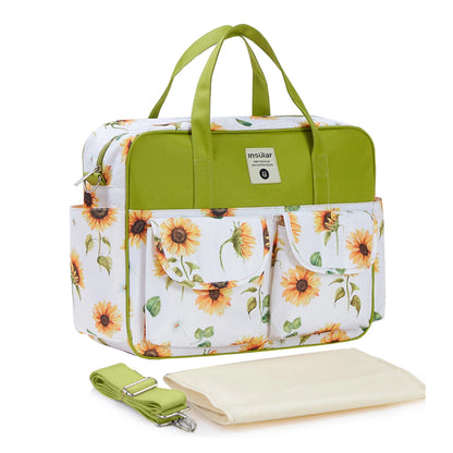 Borsa per pannolini impermeabile di nuovo stile borsa da viaggio Messenger di grande capacità borse multifunzionali per passeggino madre maternità