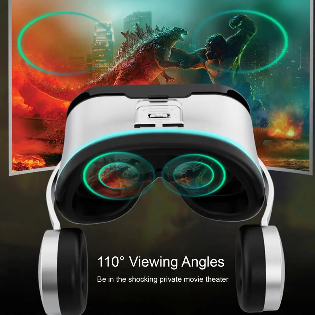 Occhiali VR Realtà virtuale Casco per telefono 3D Cuffie Lenti Occhiali Dispositivo Viar Smartphone intelligente Gioco cellulare Set di visualizzatori video mobili