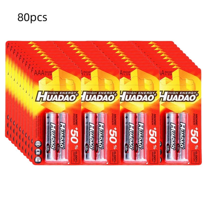 2-80 Batterie AAA 1.5V R03 Monouso al Zinco per Luci LED, Mouse, Calcolatrici, Giocattoli Elettrici, Telecomandi