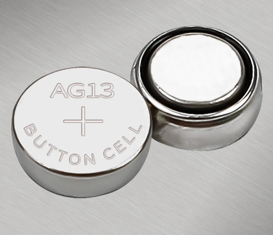 50 Pezzi Batterie a Bottone 1.55V AG13 LR44 L AG1 AG3 AG4 AG10 AG12 SR44 A76 LR1154 GP7 per Orologi, Giocattoli e Telecomandi
