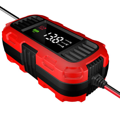 Caricabatterie Intelligente Digitale per Manutenzione Batterie al Piombo-Acido per Auto, Moto e Scooter