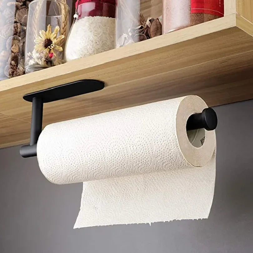 Porta Asciugamani da Cucina in Acciaio Inox, Organizzatore Sottolavello, Portarotoli Allungabile, Accessori per Lavello SNJ007