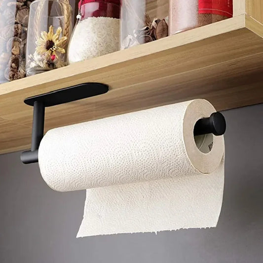 Porta Asciugamani da Cucina in Acciaio Inox, Organizzatore Sottolavello, Portarotoli Allungabile, Accessori per Lavello SNJ007
