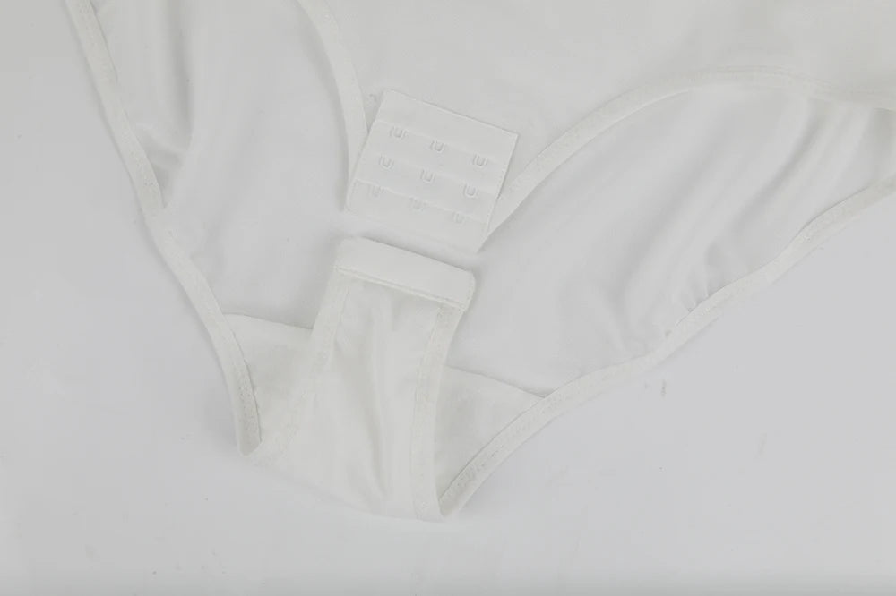 Body modellante in pizzo da donna con ferretto, controllo della pancia, modellante per tutto il corpo, corsetto con scollo a V, top, tuta, slip, lingerie, abbigliamento sexy