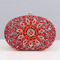 Diamond Crystal Women Make Up Cosmetic Evening Shoulder Messenger pochette borsa per telefono borsa dorata argentea rossa rosa nera
