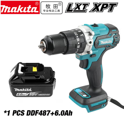 Trapano Avvitatore Elettrico a Batteria Brushless Makita DDF487 18V 2026 per Sistema di Batterie Makita 18V