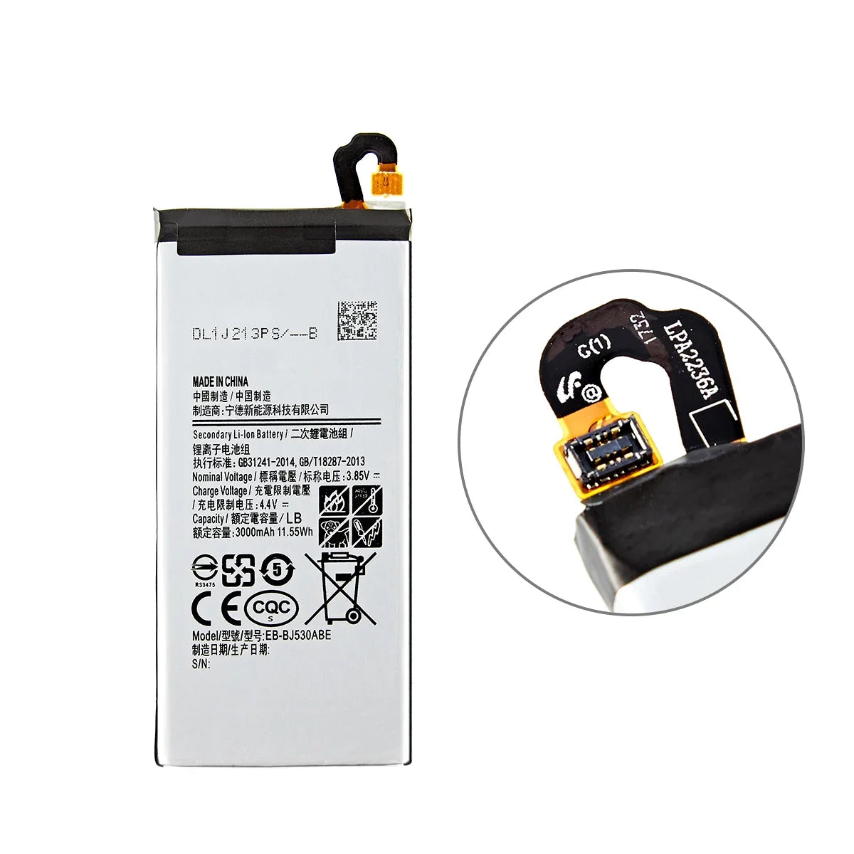 Nuovissima batteria EB-BJ530ABE da 3000 mAh per cellulare Samsung Galaxy J5 Pro 2017 J530 SM-J530K SM-J530F SM-J530Y + strumenti