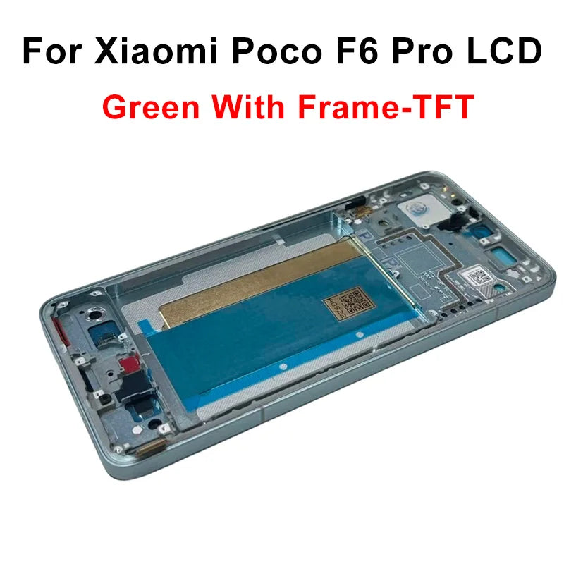 Display OLED da 6,67" per Xiaomi Poco F6 LCD 24069PC21G, schermo touch e digitalizzatore per Poco F6 Pro LCD 23113RKC6G, ricambi di ricambio