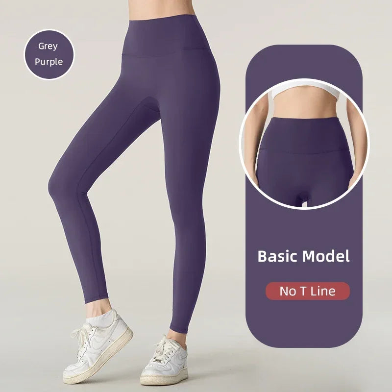 2024 Vendita calda Fitness Allungamenti Leggings femminili a figura intera Pantaloni da corsa Pantaloni da yoga comodi e aderenti Legging da allenamento