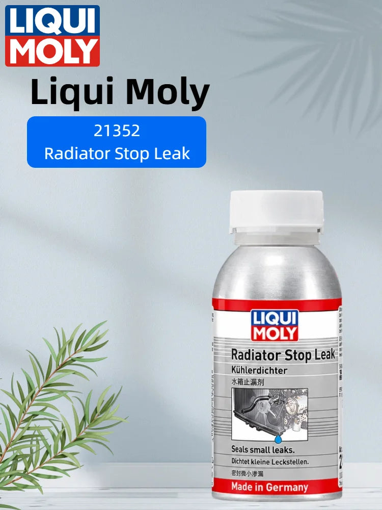 LIQUI MOLY Radiator Stop Leak 21352 150ml Sigillante per Sistema di Raffreddamento per Auto e Moto, Riparazione di Piccole Perdite nel Motore Raffreddato ad Acqua