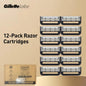 Lame di ricambio Gillette Labs Aurora Series, lamina ultra sottile a 5 strati, 4 pezzi per rasoio Gillette Labs