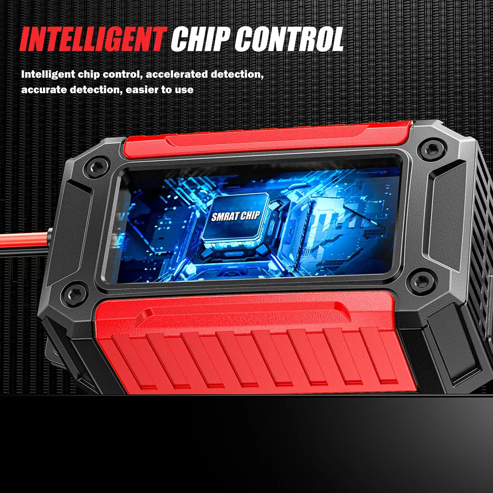 Nuovo 2in1 Smart Caricabatteria per auto Tester del sistema Analizzatore batteria per auto moto per batterie al litio LiFePo4 al piombo acido AGM GEL