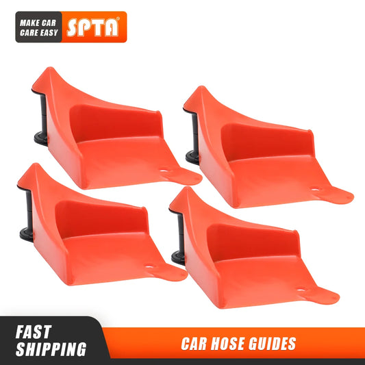 SPTA Set da 4 Guide per Tubi Auto, Cunei Antiscivolo per Pneumatici, Strumenti Anti-schiacciamento per Ruote