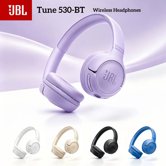 Cuffie Bluetooth Wireless JBL Tune 530BT Leggere Ricarica Rapida Lunga Durata della Batteria Cancellazione del Rumore Bassi Profondi per Sport