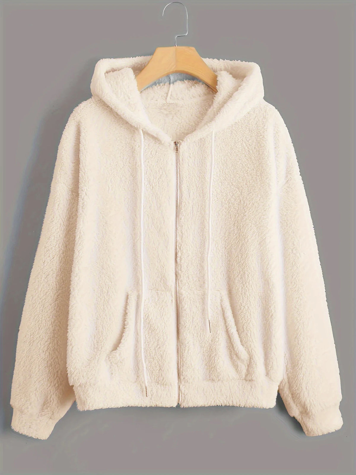 Felpa con cappuccio da donna per autunno e inverno, giacca con cardigan in velluto e cerniera, top nero e grigio, vestibilità ampia