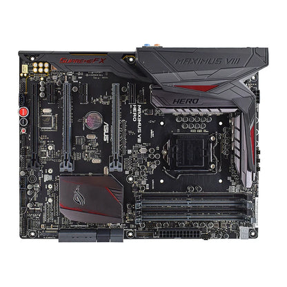 Scheda madre ASUS MAXIMUS VIII HERO, compatibile con CPU I7 6700K, 7700K, 7700, I5 6500, 7600, I3 6300, 6100, 4×DDR4 3733MHz, M.2, Z170.