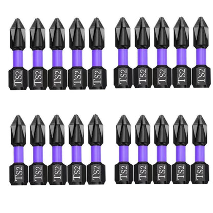 5-60PCS PH2 Set di punte per avvitatore a percussione Set di cacciaviti a croce magnetici Set di punte per trapano a percussione Vite Cacciavite a croce antiscivolo in acciaio legato
