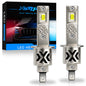 Fari LED XSTORM H1 Canbus 60000LM 500W, Fari Fendinebbia H1 LED per Auto con Ventola, Fari Spot Mini 1:1, Lampade Turbo