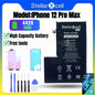Batteria StellarXcell Ultra per iPhone, Spedita dalla Germania, per iPhone 12 12Pro 12Promax, Batteria ad Alta Capacità, Batteria di Alta Qualità, Sostituzione Batteria iPhone con Strumenti Gratuiti, 0 Cicli, Mostra il 100%