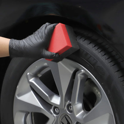 SPTA Wonder Wave Durafoam Spugna Applicatrice Sagomata Grande per Lucidatura Pneumatici e Lavaggio Auto