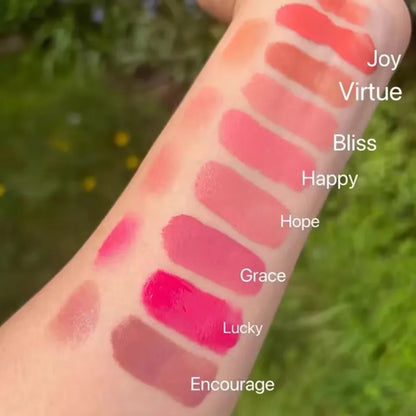 Rare Beauty Happy Lucky Love Blush, Fard Liquido a Lunga Durata, Effetto Naturale, Impermeabile, Idratante, Cosmetico per il Viso Femminile