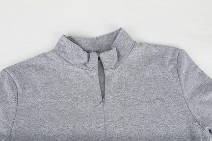 Body con colletto alla coreana con cerniera Donna Manica lunga Spazzolato Abiti invernali con fondo Sexy Streetwear Body Shaper Body pancia piatta