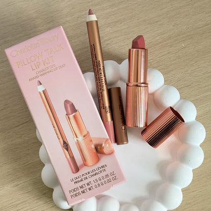 Nuovo set di rossetto e eyeliner Hot Charlotte 4 colori 5,5ml + blush in stick colorato in polvere acquosa Tilbury Cosmetics