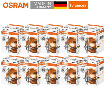 OSRAM 10 pz H4 H7 H11 HB3 HB4 Lampada Originale 3200 K Luce Frontale H8 H9 H16 9005 9006 Lampade Auto Lampadine Alogene Made in Germany USA
