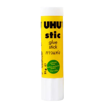 Colla stick UHU 8.2g 21g, colla solida forte, senza disordine, per scuola, ufficio, artigianato, carta.