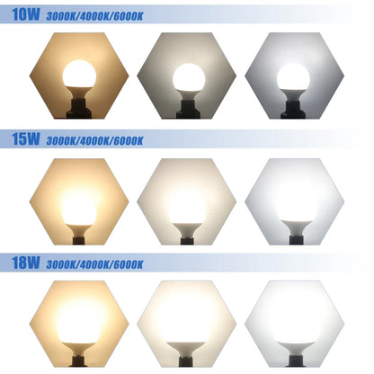 Confezione da 2 lampadine LED a globo con base E27 G80 G95 G125 10W 12W 18W 40 Watt Lampadine LED Edison equivalenti, bianco caldo 3000K 6000K Latte