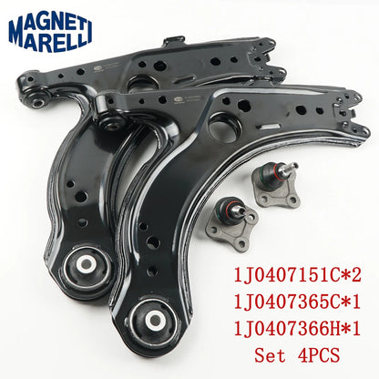 Set 2pcs/4pcs 1J0407151C High Quality Front Suspension Control Arms for VW Jetta Bora Golf Beetle IV MK4 MK3 for Audi A3 Octavia