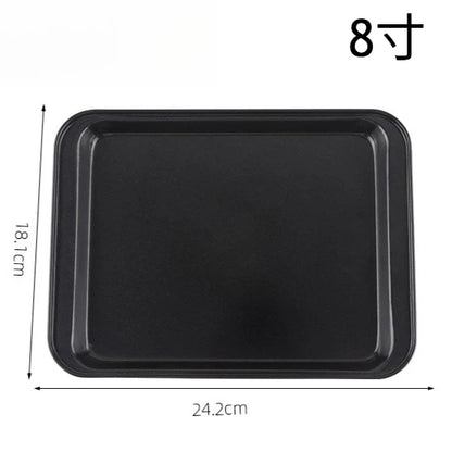 Teglia da forno antiaderente in acciaio al carbonio Teglia da forno rettangolare Pane tostato Torta di pane Bakeware Pasticceria fai da te Piatto Utensili da cucina