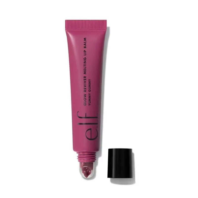 Balsamo labbra alla frutta Elf, nuovo, balsamo labbra e guance a doppio uso, fard liquido in polvere, fondotinta liquido satinato e primer verde e rosa, cosmetici