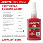 100% originale Loctite 290 Frenafiletti Vite Colla Verde Grado traspirante Colla anaerobica liquida Fissatore per viti 50ml/250ml