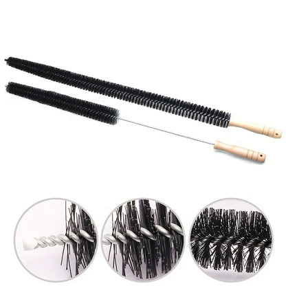 Spazzola multiuso per la pulizia del radiatore da 1 pezzo con manico in legno e setole in nylon: efficiente rimozione della polvere e della lanugine per prese d'aria
