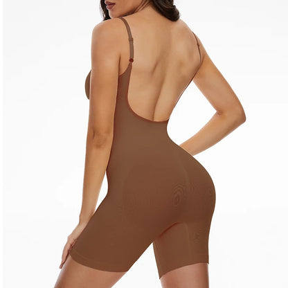 Nuovo Body Modellante a Vita Bassa da Donna in Rete, con Effetto Solleva Glutei, Liscio, Senza Schienale, Modellante Corpo, Contorno Snellente e Corsetto Pancia Piatta