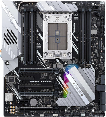 Scheda madre ASUS PRIME X399-A AMD X399 Socket TR4 DDR4 128GB M.2 U.2 EATX 4×PCI-E X16 supporta Ryzen 1950X 2970WX 2990WX 1920X