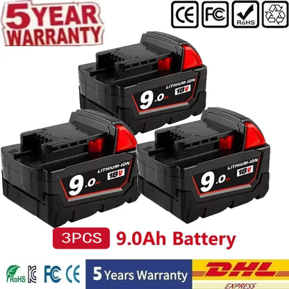 100% Per Milwaukee M18 18V 12000mAh 18650 Batteria Al Litio di Ricambio Per Milwaukee 48-11-1860 48-11-1850 48-11-1840 Batteria Strumento
