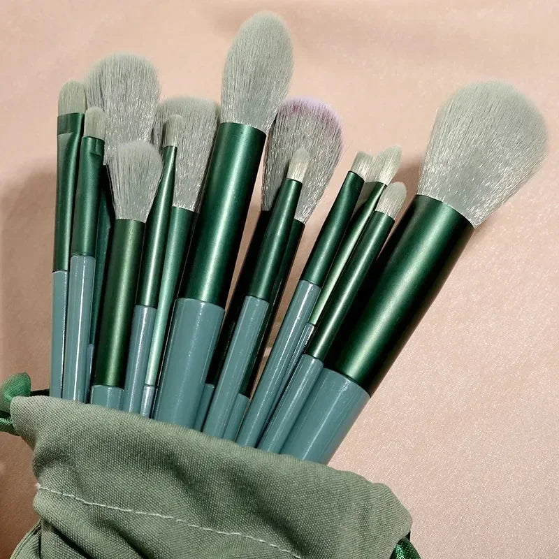 3/13/22pcs Pennelli per trucco professionale Set di strumenti Kit di strumenti per pennelli per trucco per ombretto Eyeliner Pennelli per cosmetici Maquiagem