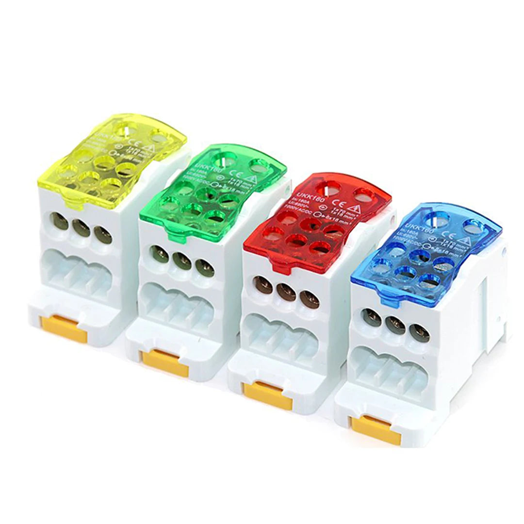 Elettrico Split Morsettiera su Guida Din Scatola di Giunzione Cavo di Alimentazione Connettore Elettrico UKK80A 125A 160A 250A 400A 500A