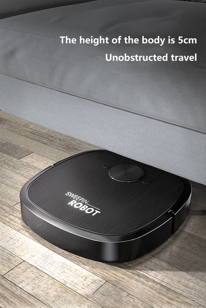 Nuovo Robot Aspirapolvere 3-in-1 Lenovo con Ricarica USB, Robot Domestico Completamente Automatico per Spazzare, Aspirare e Lavare Pavimenti